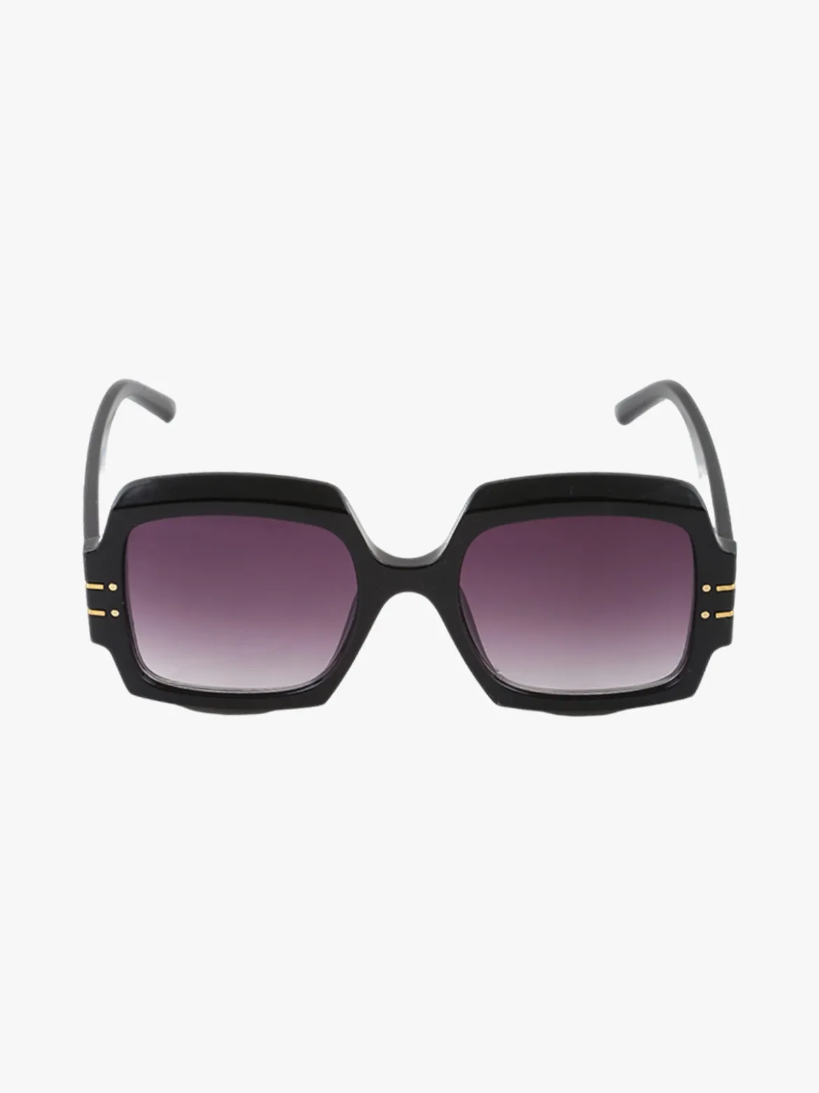 Looks Style Occhiali da sole quadrati da donna - nero