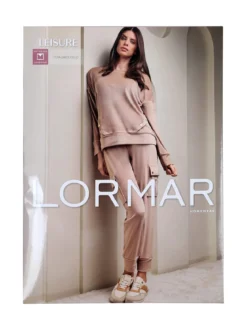 Lormar Completo tuta da donna in ciniglia soft con tasconi - khaki