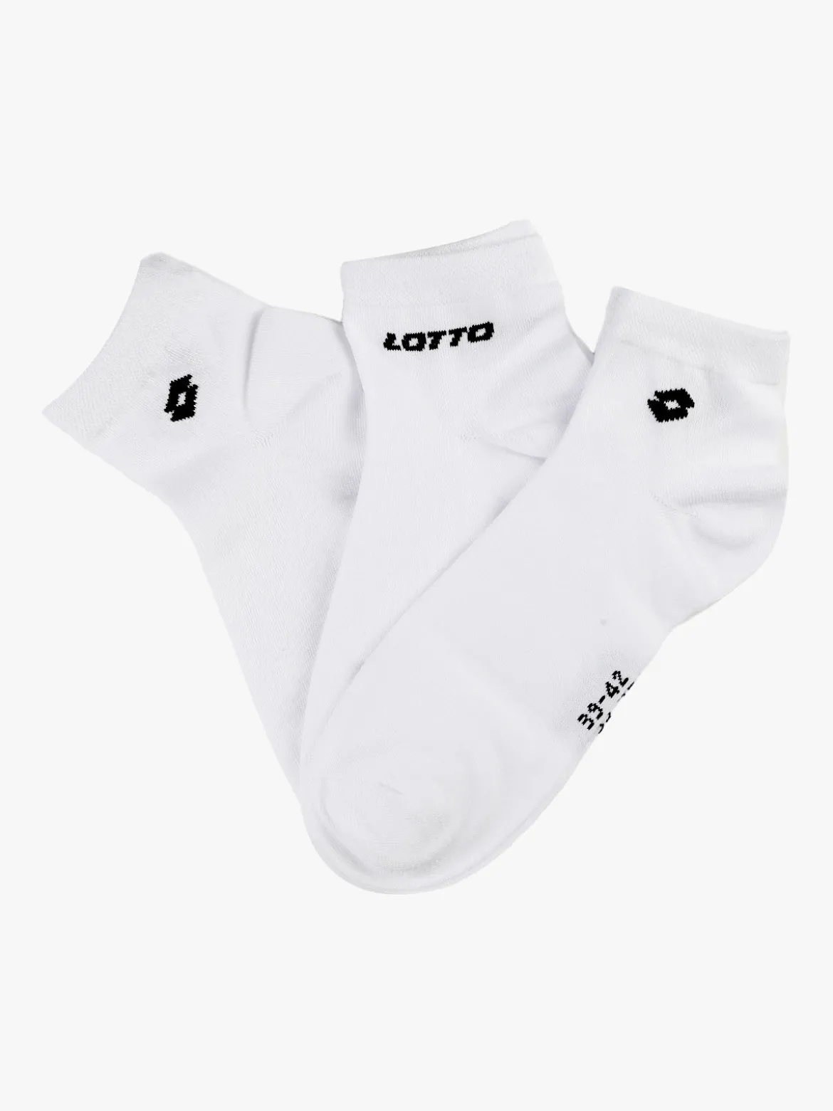 Lotto Calza corte da uomo. Confezione da 3 paia
