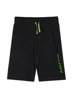 Lotto Completo corto da bambino in cotone con t-shirt logo e bermuda - verde