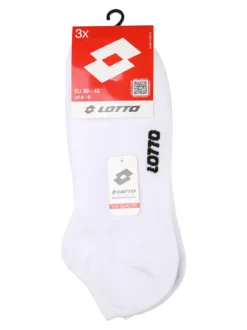 Lotto Confezione da 3 paia di salvapiede unisex - bianco