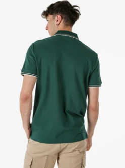 Lotto Polo da uomo in cotone a maniche corte - verde