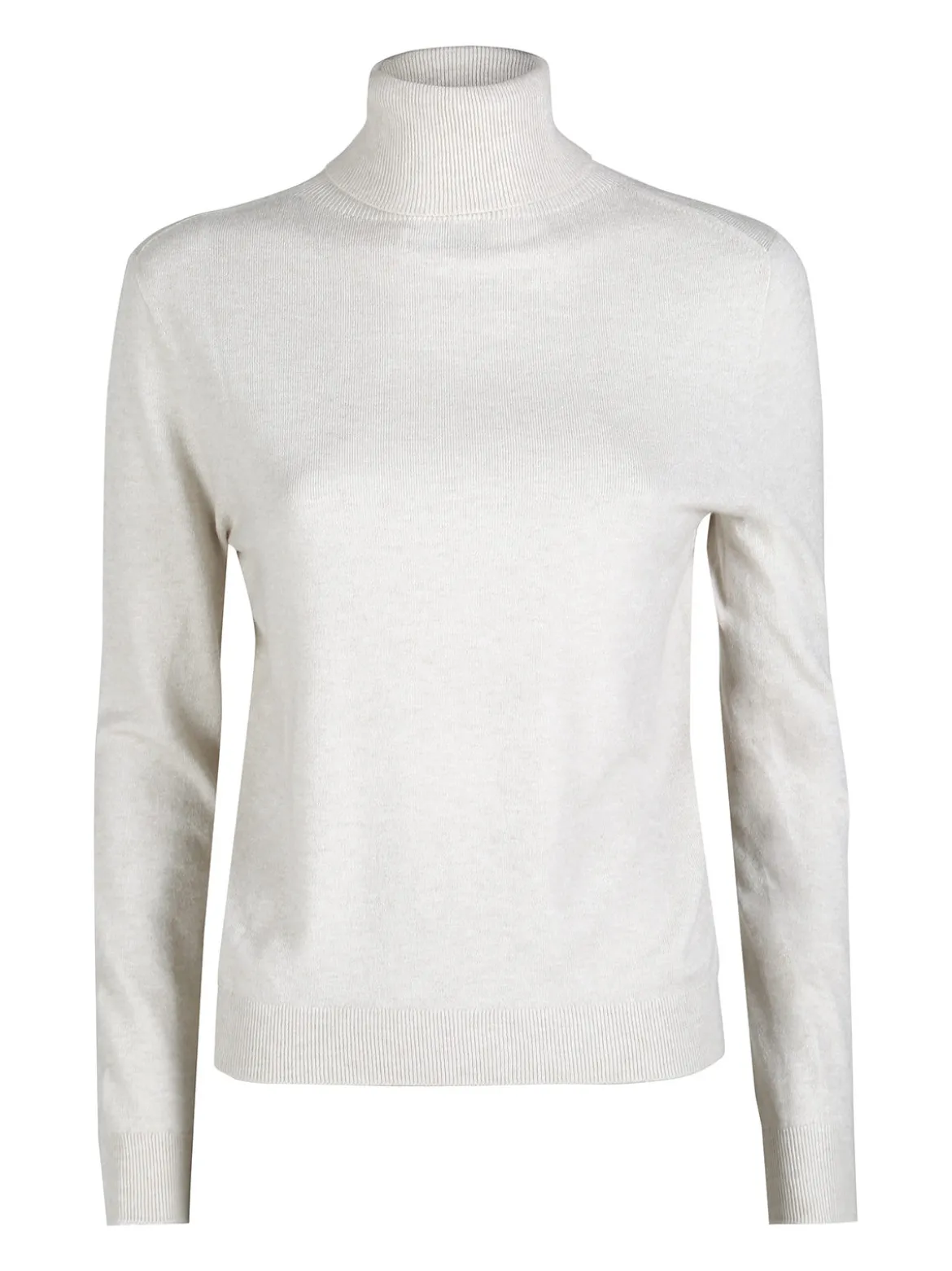 Louise Doro Dolcevita donna in maglia tinta unita - panna