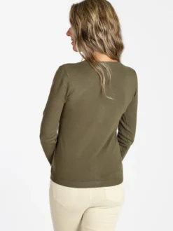 Louise Orop Cardigan da donna con bottoni