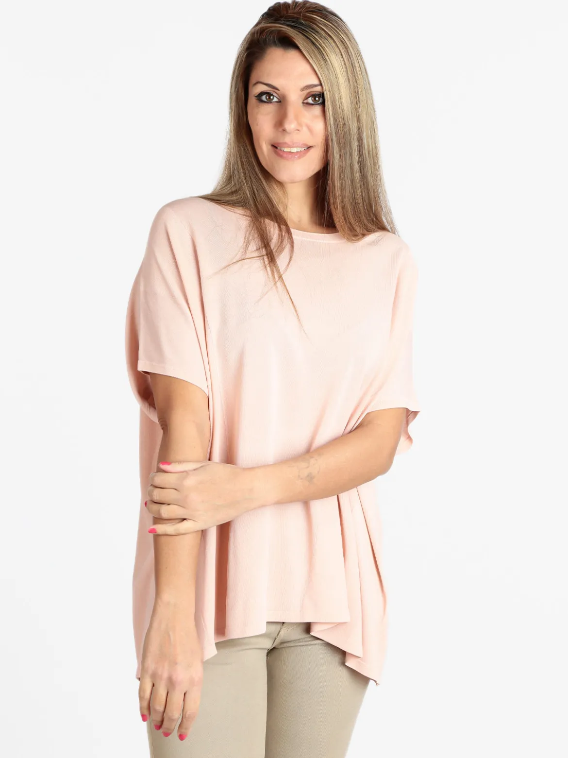 Louise Orop Maglia donna oversize manica corta