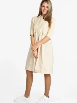 Louise Orop Vestito donna in maglia con colletto