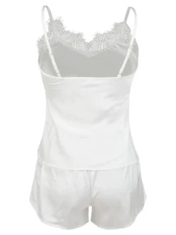Lovelx Set pigiama donna effetto raso