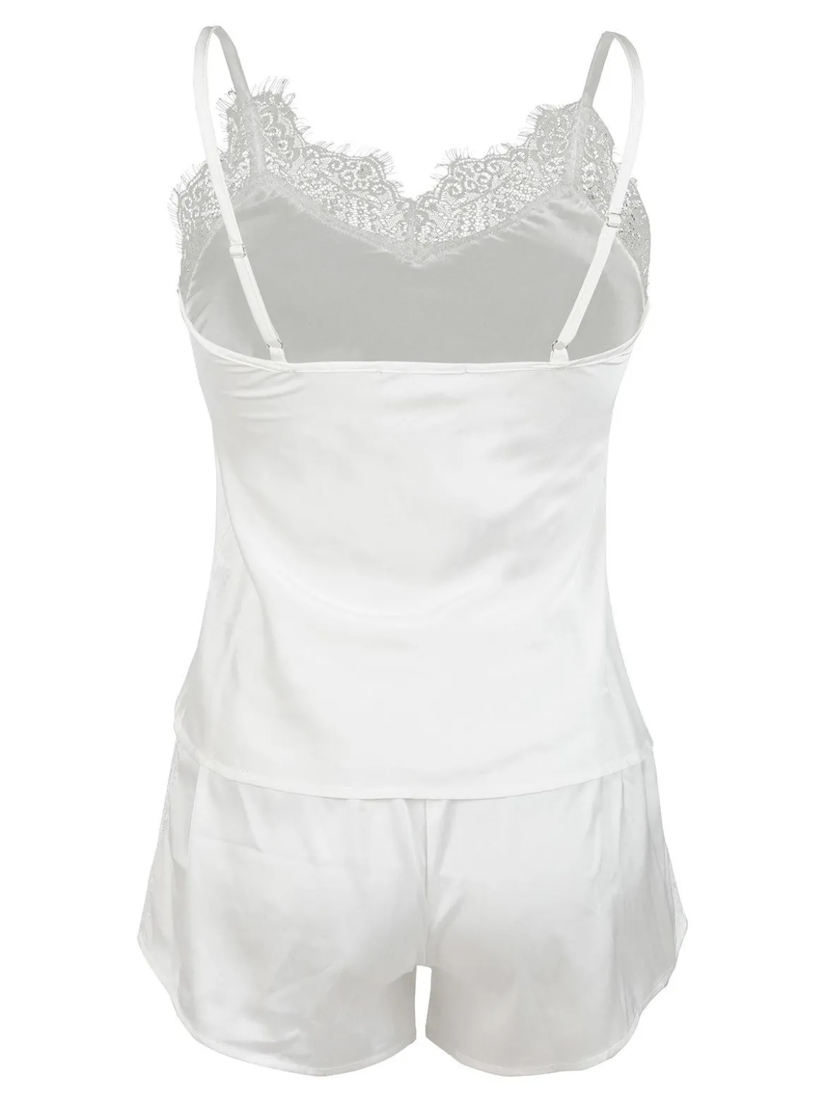 Lovelx Set pigiama donna effetto raso