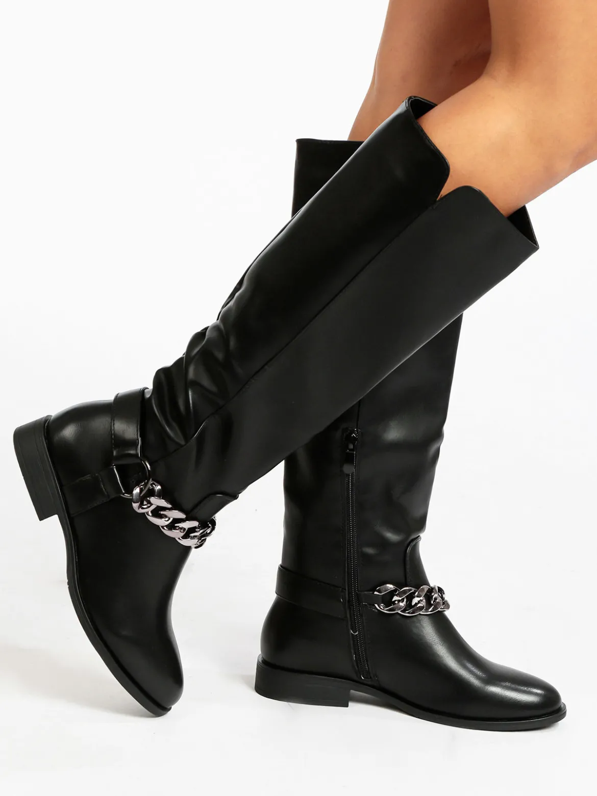 Lovery Stivali donna con catena
