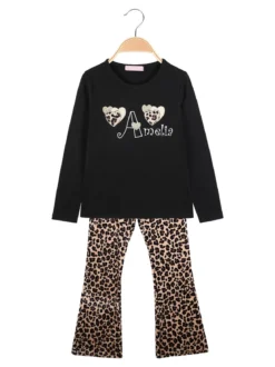 Luisa Chic Completo animalier 2 pezzi da bambina