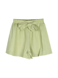 Luisa Chic Completo corto da bambina con t-shirt e shorts a vita alta