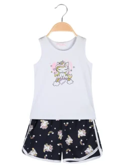 Luisa Chic Completo corto da neonata con canotta e shorts