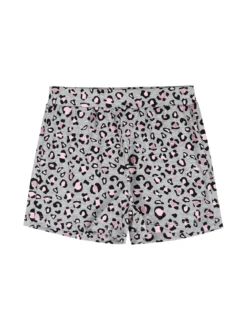 Luisa Chic Completo corto da neonata con t-shirt e shorts animalier
