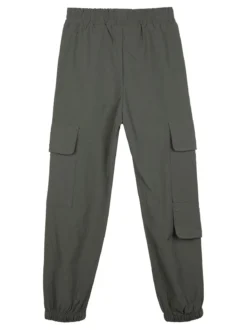 Luisa Chic Pantaloni da bambina con tasconi e polsini