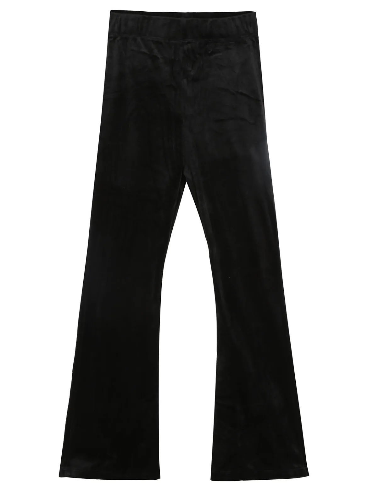 Luisa Chic Pantaloni da bambina in ciniglia - nero