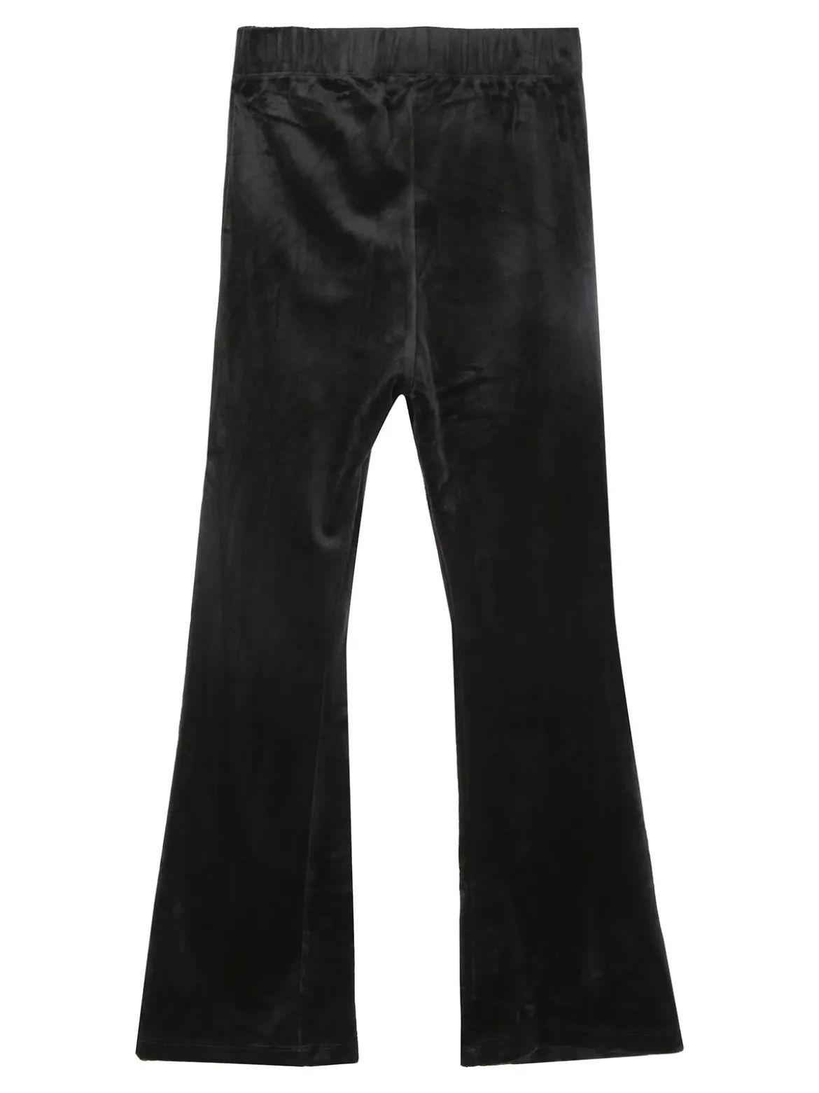 Luisa Chic Pantaloni da bambina in ciniglia - nero