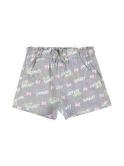 Luisa Chic Shorts da bambina in cotone con scritte
