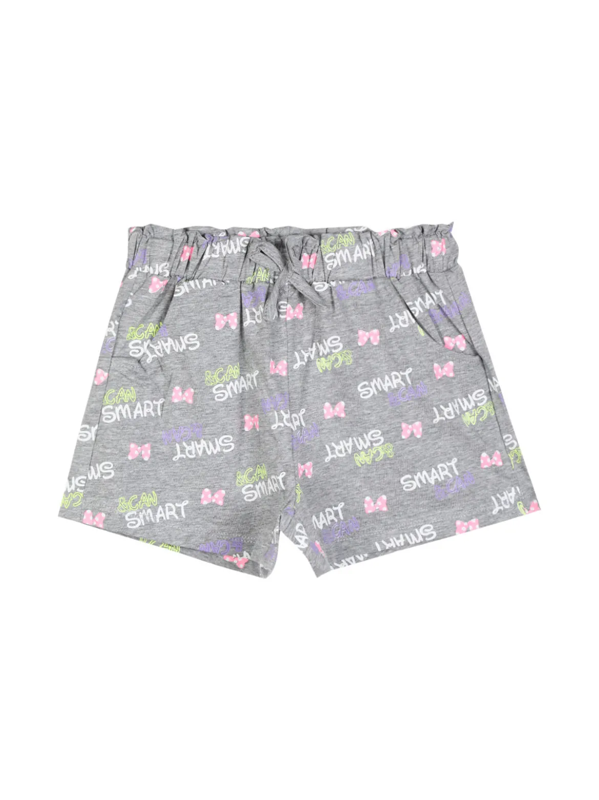 Luisa Chic Shorts da bambina in cotone con scritte