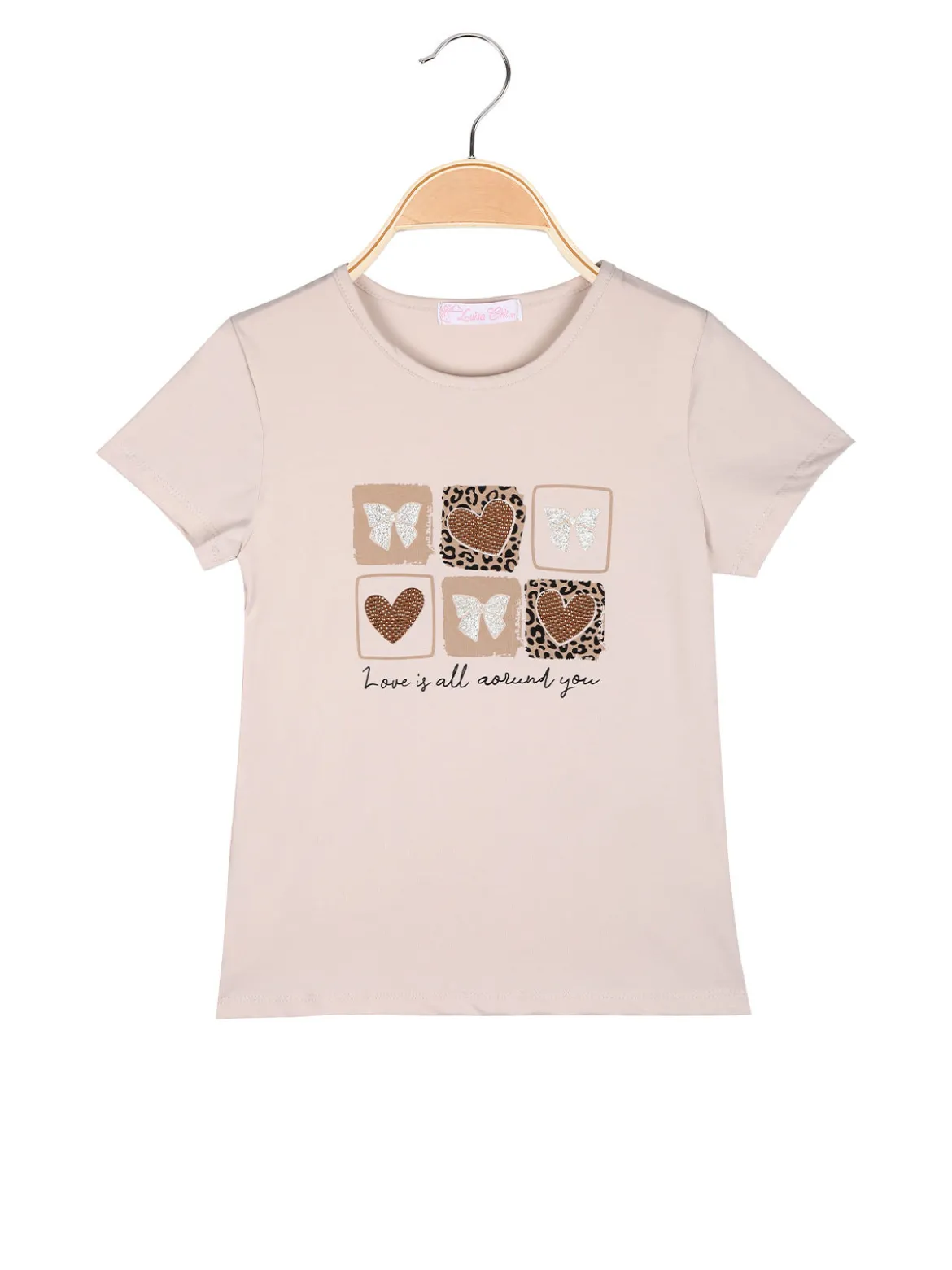 Luisa Chic T-shirt da bambina con stampa disegni