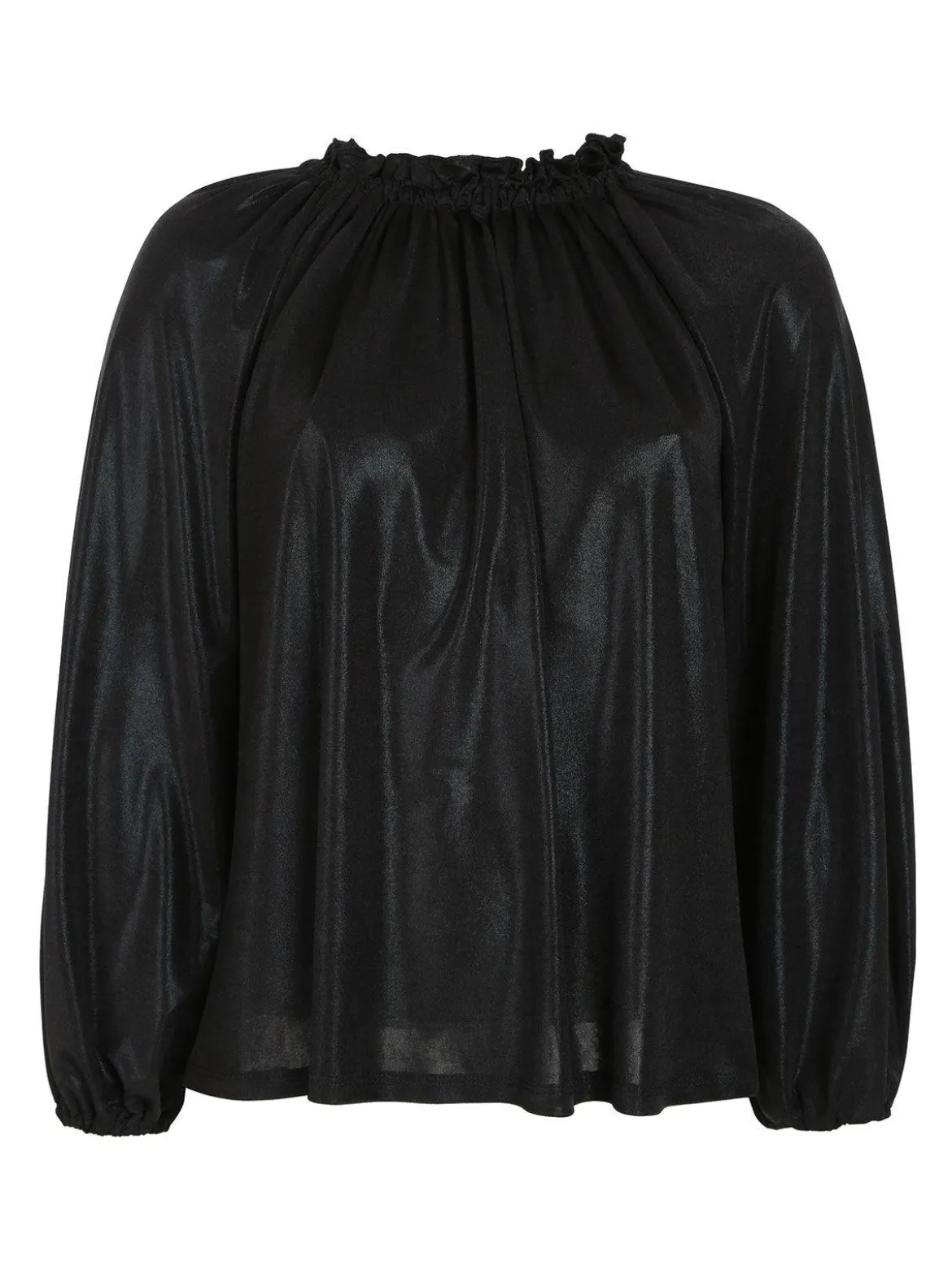 Lumina Blusa donna in lamè con maniche a palloncino