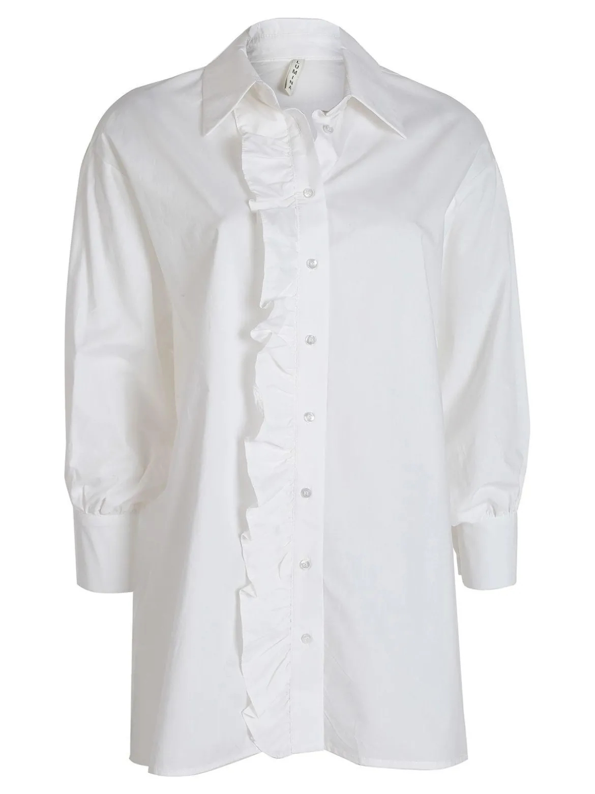 Lumina Maxi camicia donna con maniche a palloncino