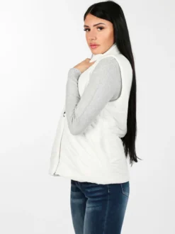 Made In Italy Gilet donna imbottito oversize