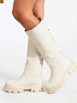 Made In Italy Stivali in pelle chelsea da donna