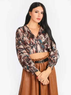 Made In Italy Top donna scollo profondo