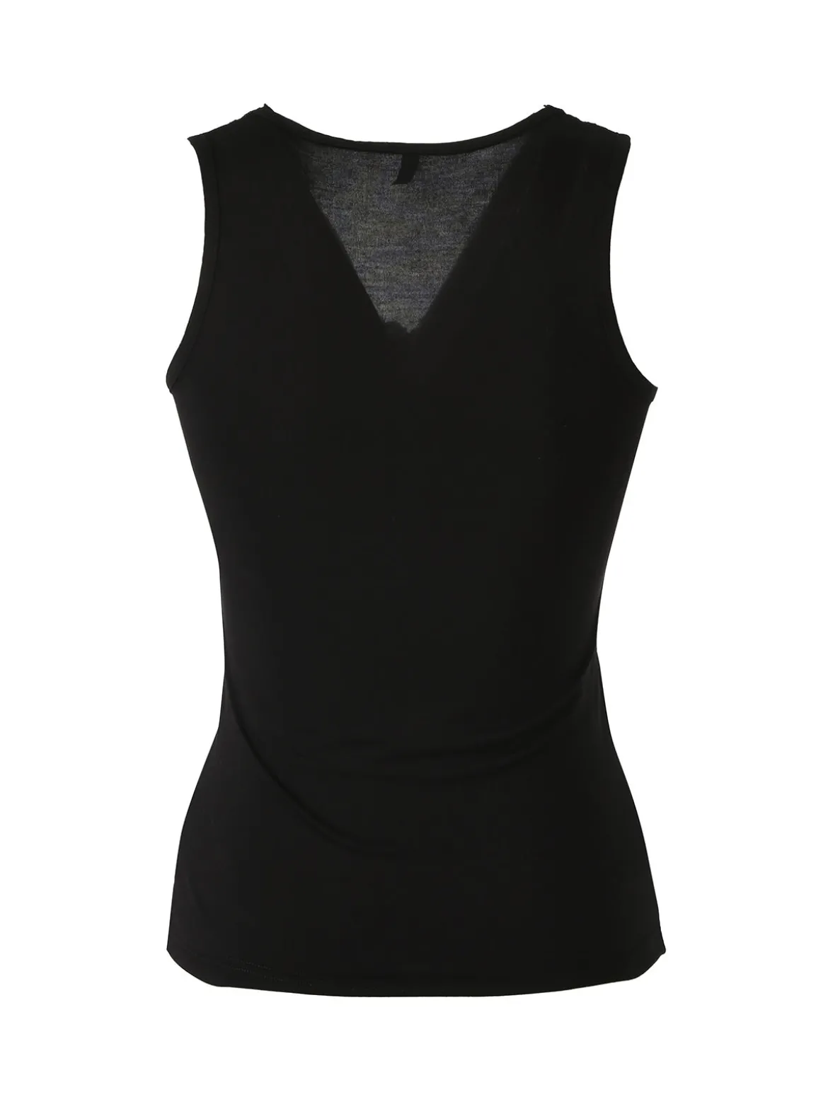 Magic Dream Top donna con scollo a V in pizzo - nero