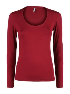 Magic Dream T-shirt donna a maniche lunghe - bordeaux