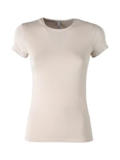 Magic Dream T-shirt intima donna manica corta in bamboo - cipria
