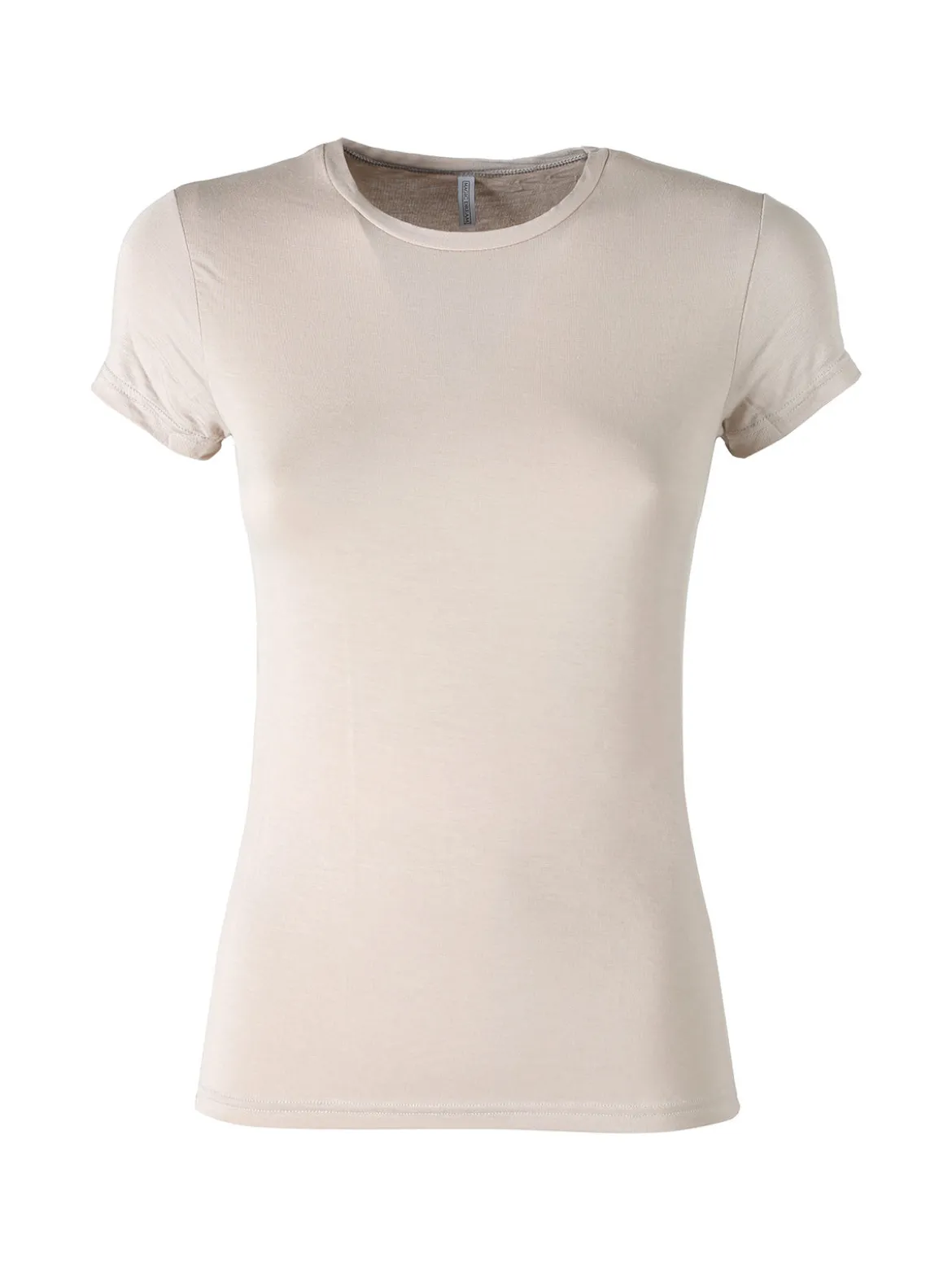 Magic Dream T-shirt intima donna manica corta in bamboo - cipria