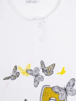 Magnolia Pigiama in cotone jersey con disegni