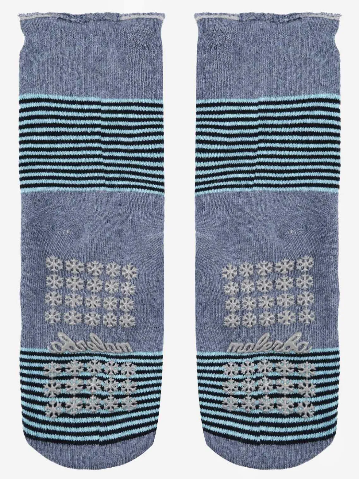 Malerba Calze antiscivolo bambina in caldo cotone con stampe