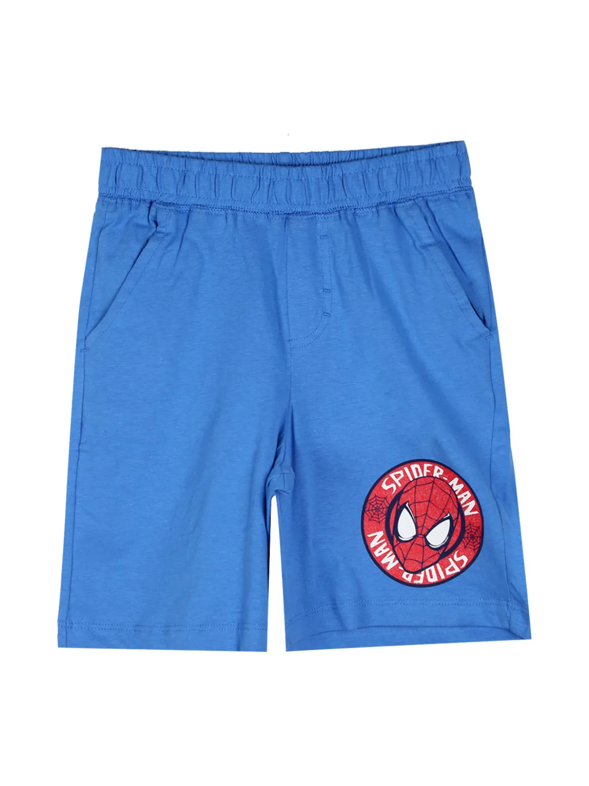 Marvel Spider-Man Completo corto da bambino in cotone con t-shirt e bermuda - bianco