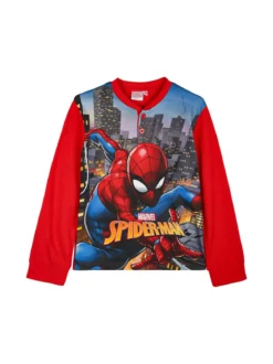 Marvel Spider-Man Pigiama lungo da bambino in cotone