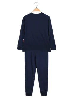 Marvel Spider-Man Pigiama lungo da bambino in cotone con stampa - blu scuro