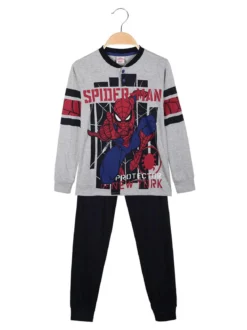 Marvel Spider-Man Spider Man pigiama da bambino in cotone