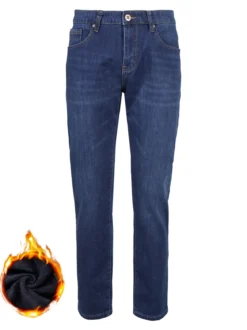 Mastino Jeans da uomo regular fit con interno in pile