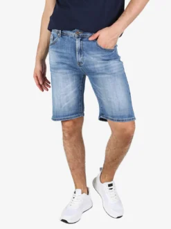 Max & Liu Bermuda da uomo in jeans