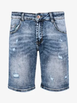 Max & Liu Bermuda in jeans da uomo con strappi