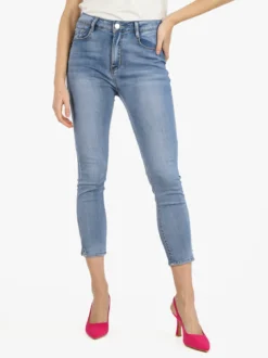 Max & Liu Jeans donna push-up leggero con punto luce sul finale