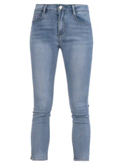 Max & Liu Jeans donna push-up leggero con punto luce sul finale