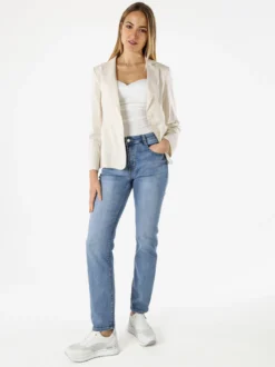 Max & Liu Jeans donna regular fit a vita alta- jeans