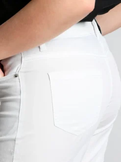 Max & Liu Pantaloncini a vita alta in cotone con risvolti