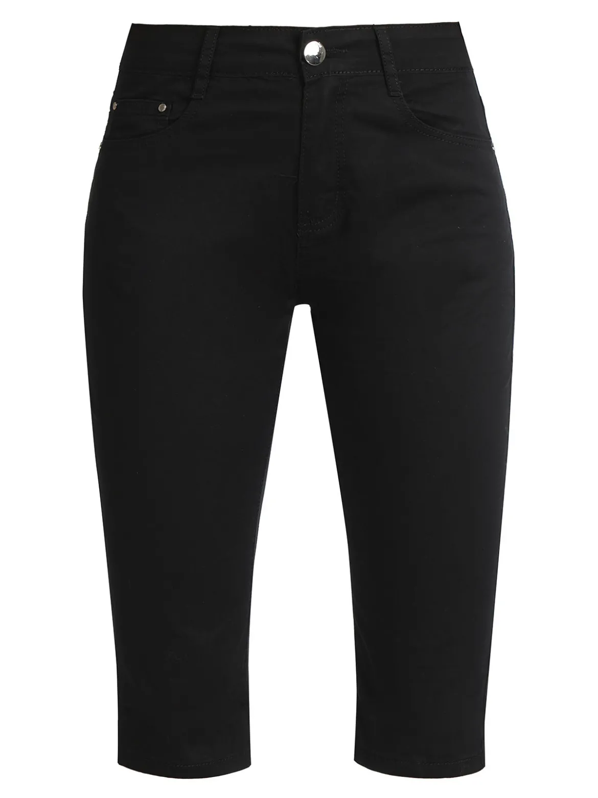 Max & Liu Pantaloni a pinocchietto donna in cotone