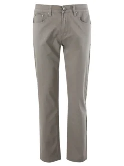 Max & Liu Pantaloni casual da uomo in cotone taglie grandi - fango