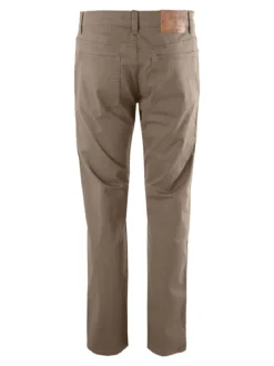 Max & Liu Pantaloni casual da uomo in cotone taglie grandi - marrone