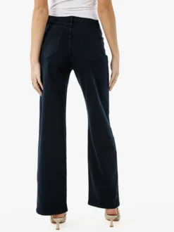 Max & Liu Pantaloni donna jeans a gamba larga - blu scuro
