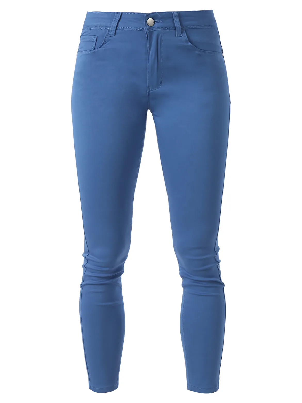 Max & Liu Pantaloni donna push-up - blu